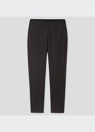 Трикотажные брюки ponte slim pants, uniqlo, р.хл