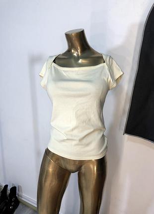 Футболка лимонна жовта жіноча з модалом zara