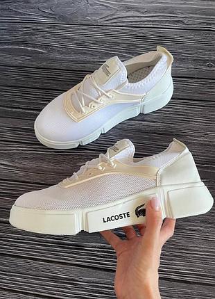 Кроссовки lacoste с нюансом