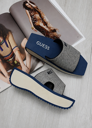 Guess оригінал | шльопанці на платформі | 39 р. | на ширшу стопу