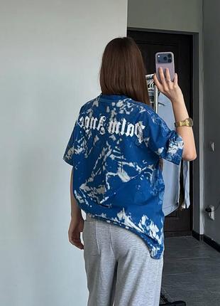 Футболка поло майка кастом palm angels
