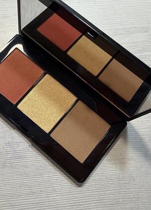 Палетка для обличчя h&m beauty, містить рум'яна, хайлайтер та бронзер