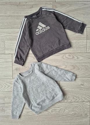 Набір регланів, кофта, лонгслів adidas, primark 18-24