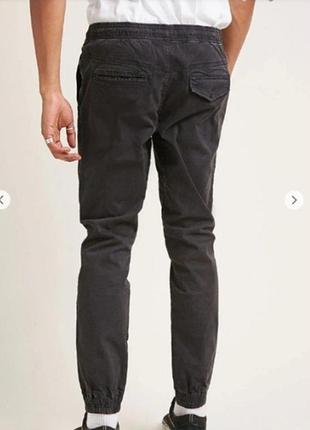 Мужские джинсовые джоггеры, mineral wash joggers, forever 21, р.м