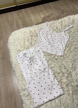 Пижама в рубчик костюм для дома primark