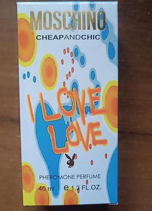 Moshino i love love pheromone parfum женский 40 мл