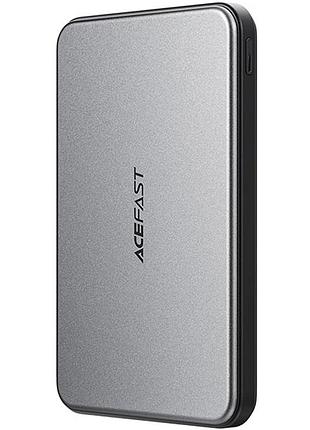 Портативное зу power bank acefast m30 pd20w с бзу with cable 5000 mah black