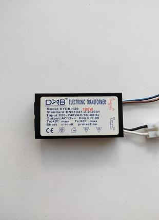 Драйвер понижающий трансформатор для галогенной люстры 220-12 в 220v 12v 120 вт
