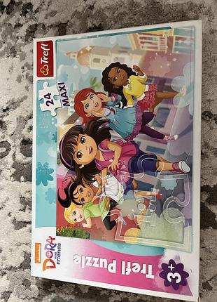 Пазл trefl maxi 24 елементи дора і друзі (dora and friends)