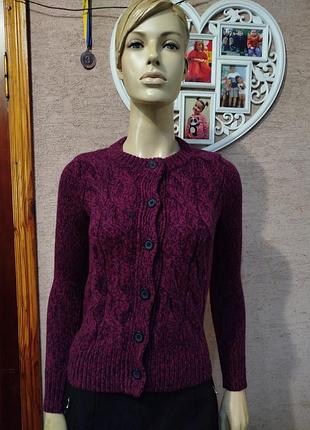 Шерстяной кардиган gant xs-s 7934 д
