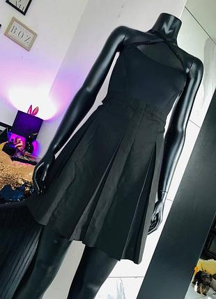 Черная юбка плиссе very schoolwear, размер 14-15 лет (на xs/s)