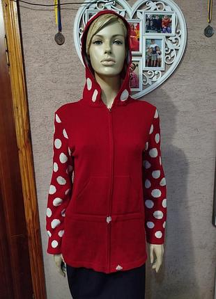 В'язана кофта на блискавці m-l 7933 д