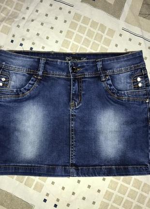 Юбка джинсовая