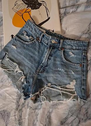 Джинсові шорти zara