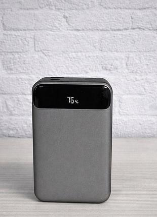 Зовнішній акумулятор king power kpg-316 30000 mah 22.5w з дисплеєм чорний