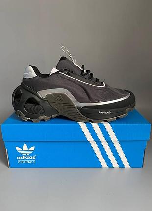 Adidas edge runner black/silver брак 622