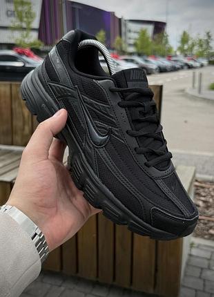 Кроссовки nike initiator, черные (сетка, летние)
