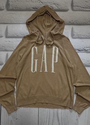 Худі gap коричневий розмір s з капюшоном