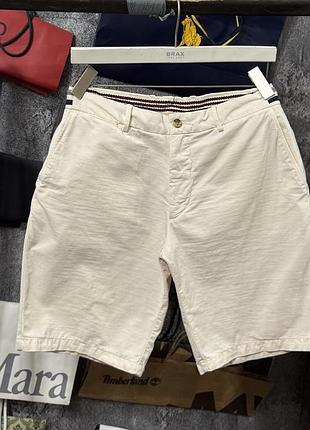 Шорти чоловічі pedro del hiero classic shorts linen кремовий m