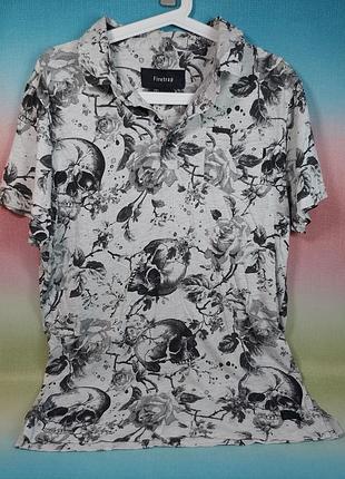 Футболка тенниска черепа firetrap