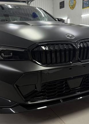 Передний лип-спойлер fd-style для m-sport 2023-2026, abs для bmw 3 серия g20/g21 2018- гг