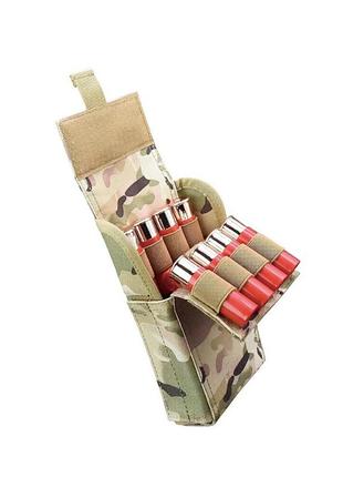 Патронташ, результат бандольера на 25 патронов .12 калибра для дозарядки на варбелт, рпс. molle, multicam