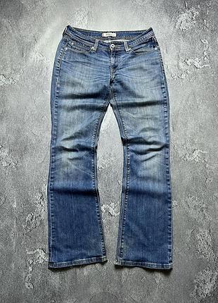 Vintage винтажные женские джинсы levi’s 572 левайс bootcut flared будкат клеш big logo size 30/32 размер 30/32