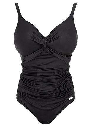 Fantasie versailles fs5754 чорний суцільний купальник 80f / 36f з кісточками