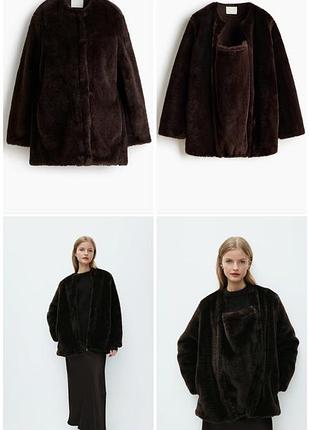 Куртка шуба трансформер h&m mama 3 в 1  до и после для беременных и после родов