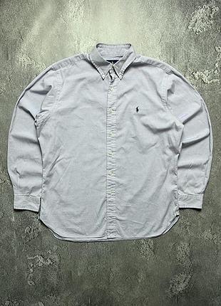 Vintage винтажная рубашка polo ralph lauren поло ральф лаурен big pony size xl размер хл