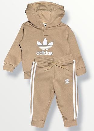 Оригінальний костюм adidas штани без утеплення худі дитячий спортивний костюм