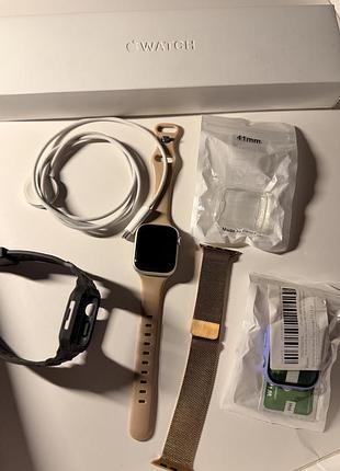 Apple watch 7 41mm starlight aluminum