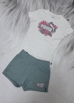 Костюм жіночий puma xs 34 шорти футболка