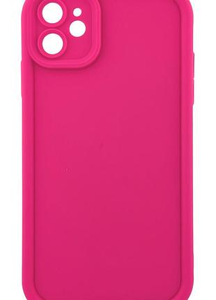 Чохол shock case для apple iphone 11 бампер силіконовий колір рожевий