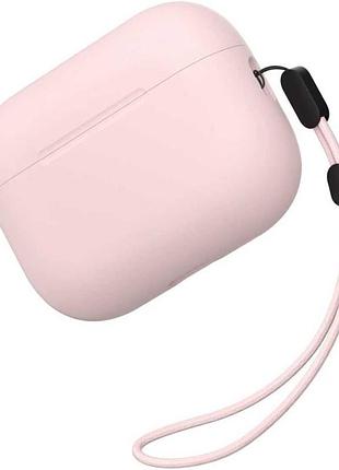 Силиконовый футляр blueo liquid silicone для наушников airpods pro 3 pink sand