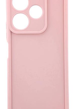 Чохол shock case для xiaomi redmi 13 бампер силіконовий світло-рожевий