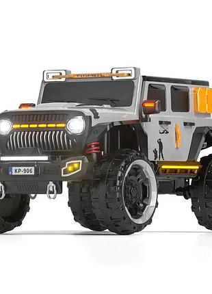 Дитячий електромобіль volso vs906r4 джип на акумуляторі 4×25w, сірий