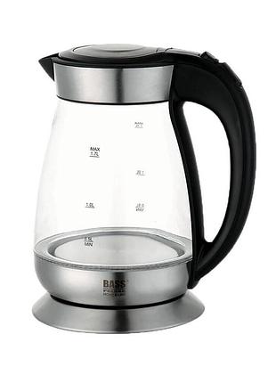 Електрочайник скляний 1,7 л bass polska bh 10350