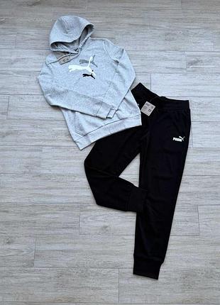 Оригінал! сша! жіночі спортивні костюми puma ess+ logo у новому стані без флісу