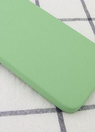 Чехол silk square full camera protective (aa) no logo для apple iphone 11 (6.1") мятный / mint 2