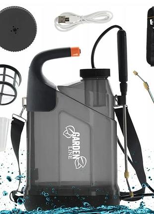 Аккамуляторный опрыскиватель на 5 л плечевой gardenline aok0436