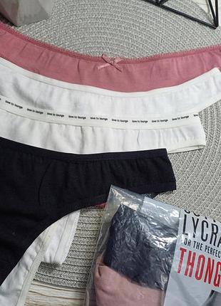 Трусики бикини поштучно хлопковые primark xs 6/8