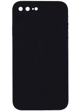 Чохол silk square full camera protective (aa) no logo для apple iphone 7 plus/8 plus (5.5") чорний / black