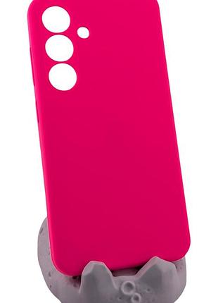 Чохол silicone cover для samsung galaxy s25 / s931 бампер із мікрофіброю рожевий