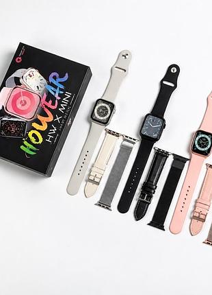 Смартгодинник howear hw-x mini + 3 змінні ремінці