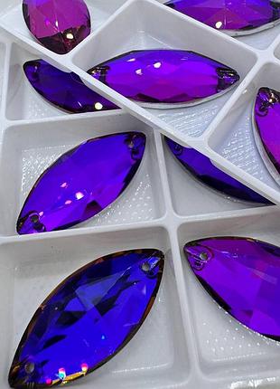 Маркизы lux violet blue , 15х32мм*1шт