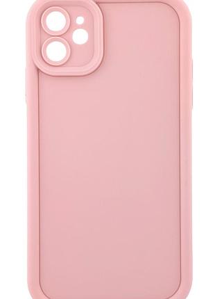 Чехол shock case для apple iphone 11 бампер силиконовый цвет светло-розовый