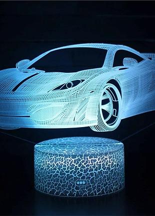 Дитячий нічник для хлопчика та дівчинки 3d led дитяча настільна лампа, декоративний світильник від usb тачка
