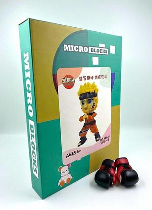 3d игрушка фигурка наруто конструктор из мини блоков строительные блоки 5310