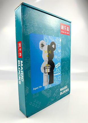 3d конструктор magic block мишка 3400 деталей 4